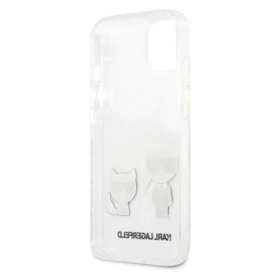 7. Karl Lagerfeld Transparent Karl & Choupette Case for iPhone 13 mini - transparent