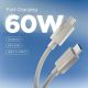 2. Spigen Essential EB6015CC USB-C Cable 60W 150 cm - Titanium