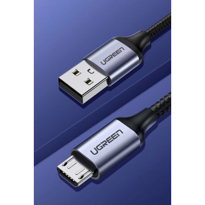 4. Ugreen US290 60146 USB-A / micro USB 2.4A cable 1m - gray