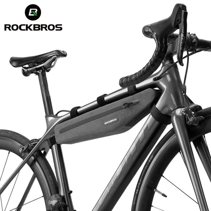 3. Rockbros AS-052 Waterproof Bike Frame Bag - Gray