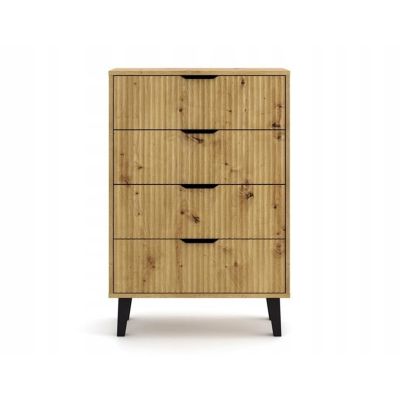 3. SCANDI 4S SLIM CHEST OF DRAWERS, ARTISAN OAK