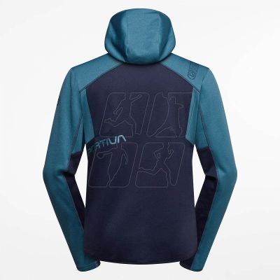 2. La Sportiva Cosmic Hoody M L69 643642 Deep Sea/Hurricane sweatshirt