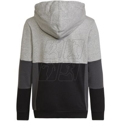 4. Adidas Colourblock Hoodie Jr HN8563 sweatshirt