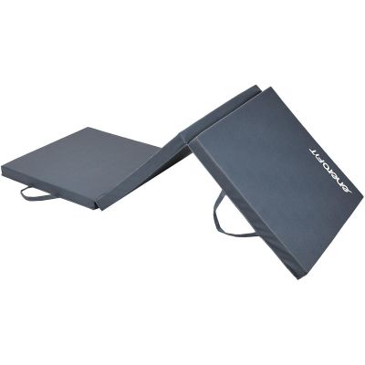4. FOLDABLE GYMNASTIC MATTRESS 180x60x5CM GREY ENERO FIT