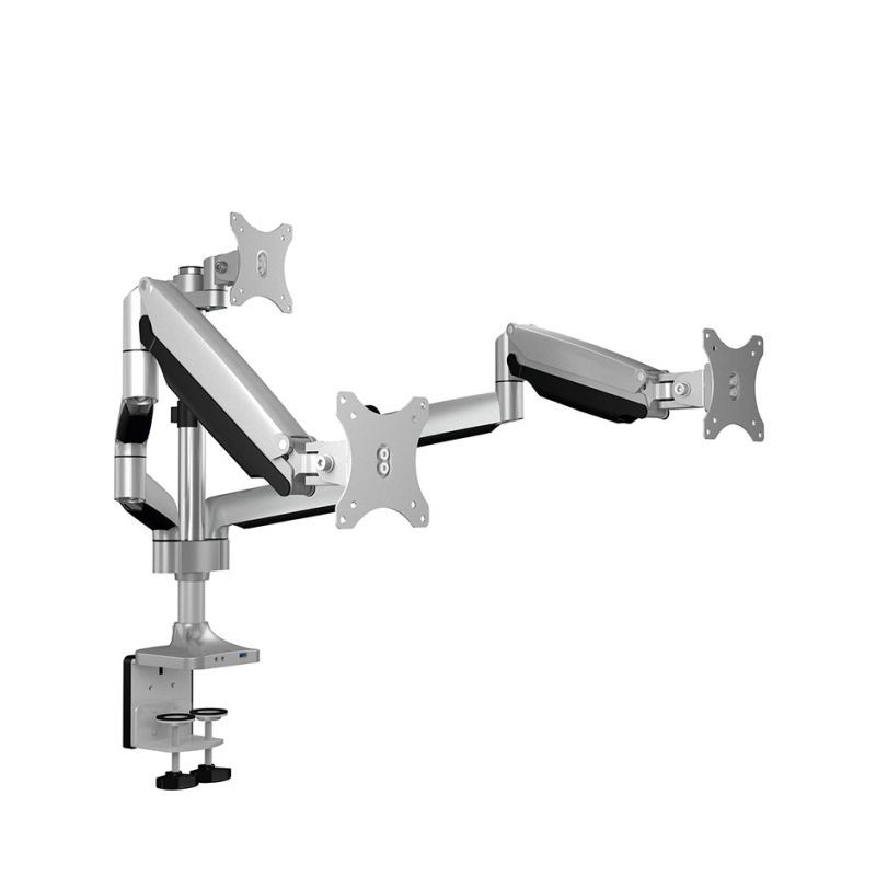 IcyBox Monitor Arm for 3 Monitors up to 32" USB/AUDIO External Retail