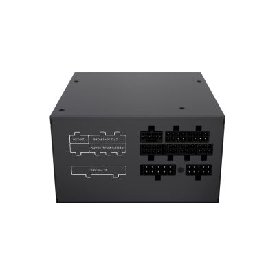 6. GEMBIRD COMPUTER POWER SUPPLY FORNAX POWER 750W 80+ GOLD ATX, 750W, ACTIVE PFC, 12CM FAN