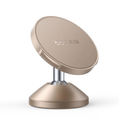 2. Baseus GoTrip DC1 Magnetic Holder Compatible with MagSafe for Windshield/Dashboard - Gold