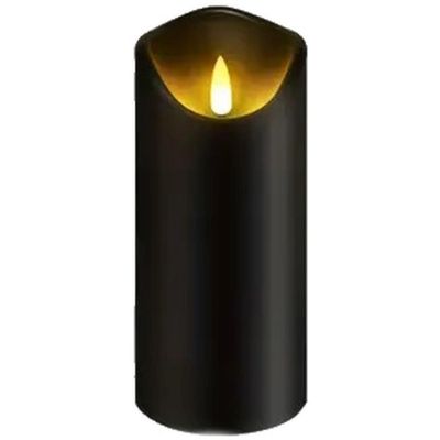 14. DECORATIVE CANDLE 70x90MM LED WAX BLACK