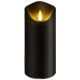 14. DECORATIVE CANDLE 70x90MM LED WAX BLACK