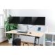 2. Monitor holder Logilink TIS 13"-32" 3TFT 2X4Gel. 1X1Joint silver Max. 7KG