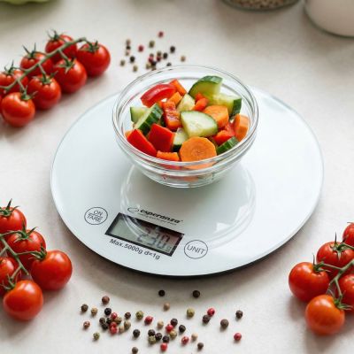 11. Esperanza Mango EKS003W kitchen scale (white)