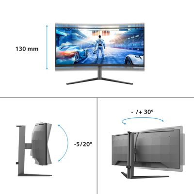 21. Philips 34" monitor 34M2C6500/00 2xHDMI DP 3xUSB