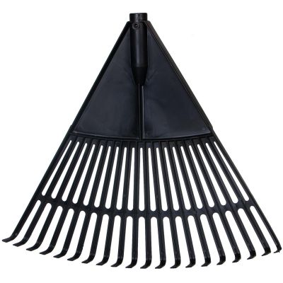 8. GARDEN LEAF RAKE BLACK L RETRO