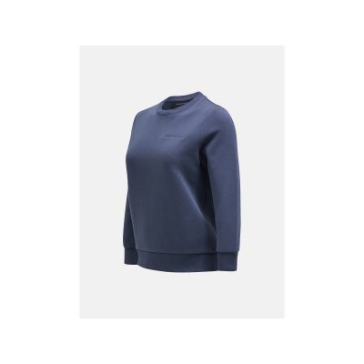 5. Peak Performance W Original Small Logo Crew Sweatshirt Blue
