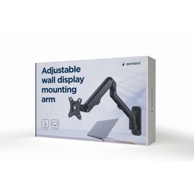 3. GEMBIRD DESK ADJUSTABLE MONITOR ARM/WALL MOUNT 17-27, VESA 100X100MM, UP TO 7 KG