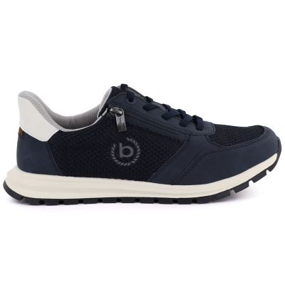 2. Men's lightweight sneakers with zipper, navy blue, Bugatti 325-ATL02-2500-4100