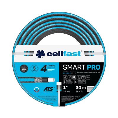Smart Pro ATS Black Garden Hose 1 Inch 30 Meters