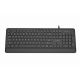 2. GEMBIRD SLIM WIRED MULTIMEDIA KEYBOARD, USB 5-KEY HOTKEYS, US LAYOUT, BLACK