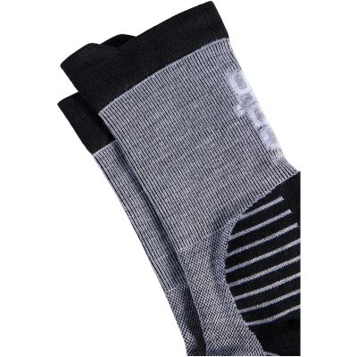 PERFORMANCE MERINO TRAIL crew socks, black