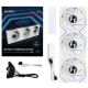 Lian Li UNI FAN TL Wireless LCD Lüfter fan, ARGB, PWM, 3er-Pack incl. Controller - Reverse Blade, 120 mm, weiß