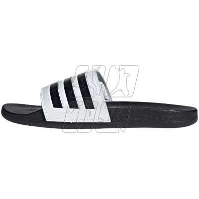 3. Adidas adilette Comfort Slides flip-flops black and white GZ5893