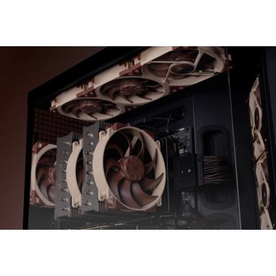 7. Noctua NF-A12X25 G2 LS-PWM computer cooling system Computer case Fan 12 cm Beige 1 pc.