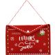 CHRISTMAS ENVELOPE LETTER TO SANTA CLAUS FELT 38x30CM LETTERS SANTA
