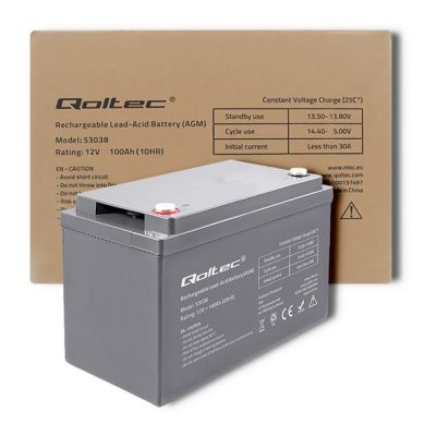 6. Qoltec 53038 maintenance-free battery