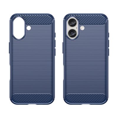 2. Carbon Case for iPhone 16 Silicone Case - Blue
