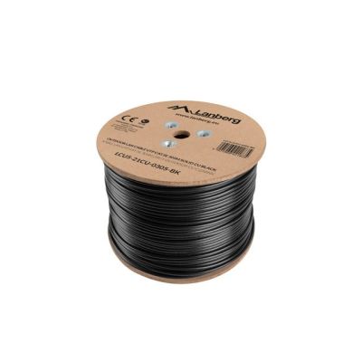 3. Lanberg LCU5-21CU-0305-BK external network cable (UTP; 305m; cat. 5e; black)