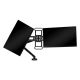 9. BakkerElkhuizen BE Monitor Arm Universal Retail Crossbar