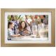 Denver photo frame with FRAMEO 10.1" 16GB light wood