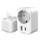 3. Tech-Protect TA100 UK Adapter - White