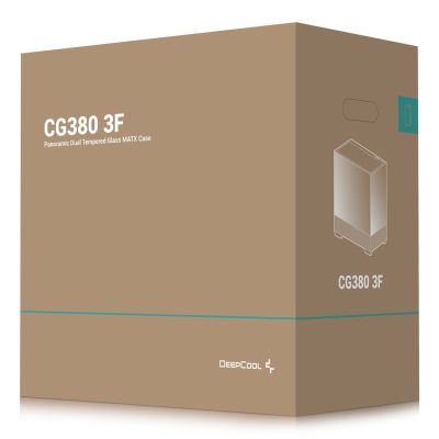 23. DeepCool CG380 3F Midi Tower Black
