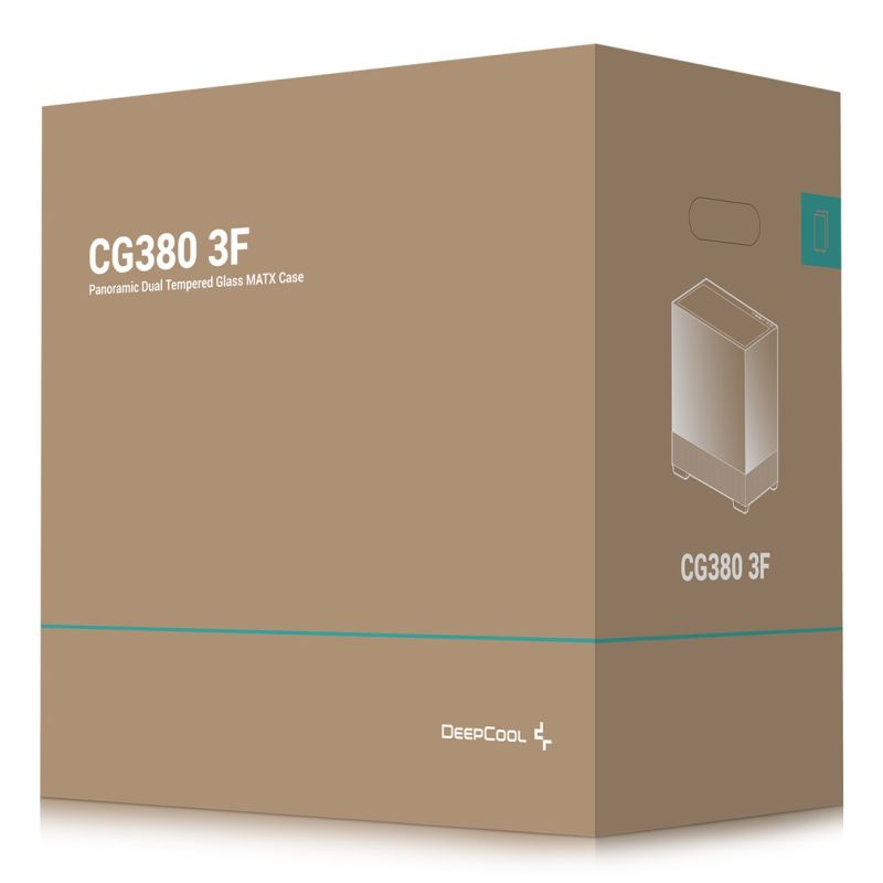23. DeepCool CG380 3F Midi Tower Black