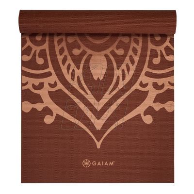 Go Jogi Gaiam Intense Rust Sundial Layers 5mm 65738 mat