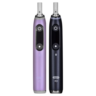 24. Braun Oral-B iO 9N Electric Toothbrush Set DUO BLACK ONYX & ROSE QUARTZ