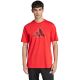 adidas Logo Graphic Men's T-Shirt Red JJ3934