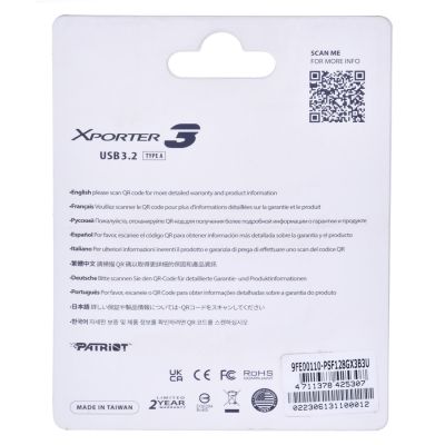 6. PARTIOT FLASHDRIVE Xporter 3 128GB Type A USB3.2