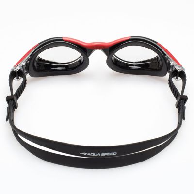 3. Aqua Speed Aquilo swimming goggles black and red 62649-31