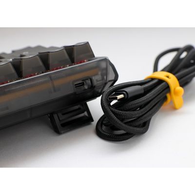 10. Ducky One 3 Aura Black SF Gaming Keyboard, RGB LED - MX-Speed-Silver