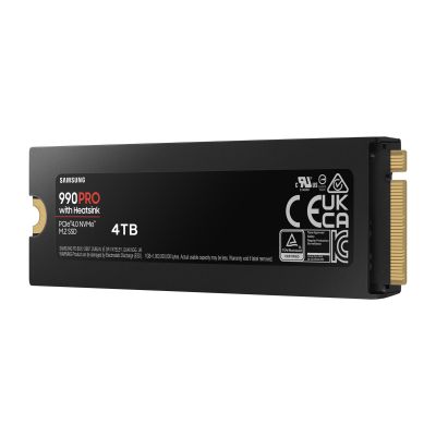 4. Samsung 990 PRO Heatsink 4TB SSD