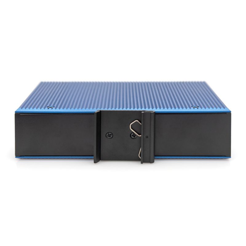 4. Industrial switch 16x 1000Base-TX + 2x uplink 1000Base-FX (without module) DIN extended temperature range.