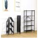3. Folding shelf on wheels FS005 72x34xH163 black