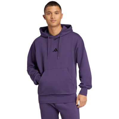 7. Men's adidas Essentials Feelcozy purple sweatshirt JX5661