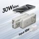 7. Baseus Free2Pull 10000mAh 30W powerbank with USB-C port and retractable USB-C cable - gray