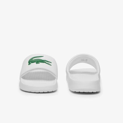 4. Lacoste SERVE SLIDE 1.0 125 1 CMA WHT/GRN (749CMA002108261)