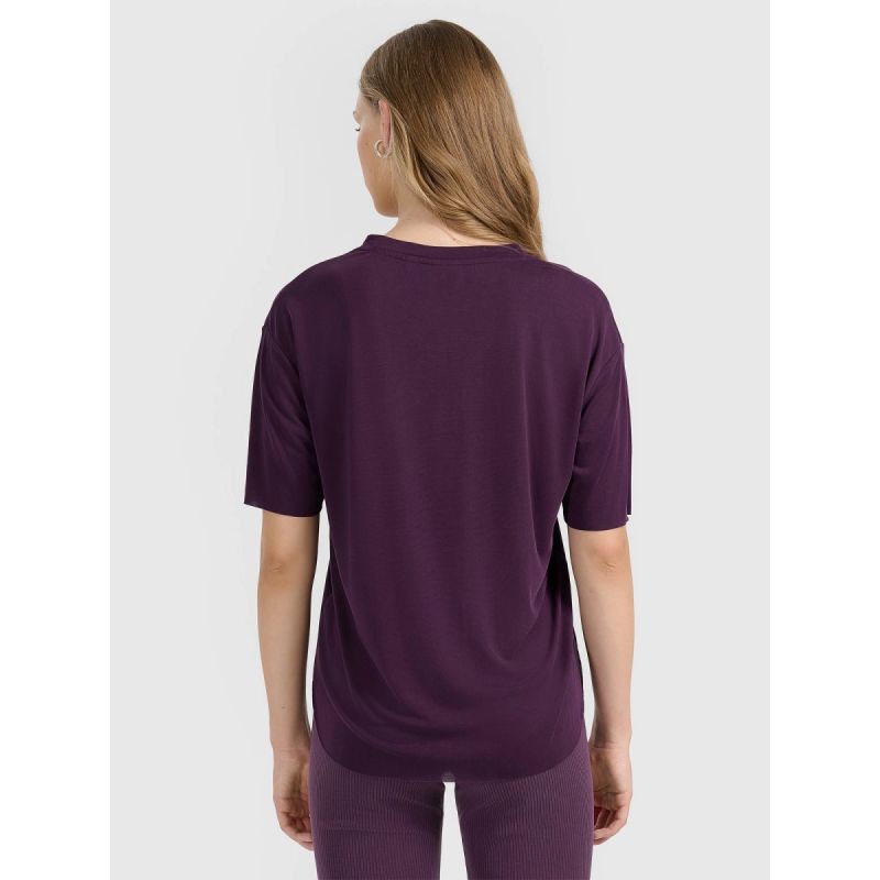 2. Women's oversize T-shirt with modal 4F 4FRAW25TTSHF3283-50S