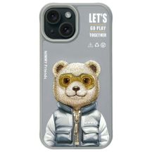Nimmy Cool&Cute 2.0 Bear Case for iPhone 15 - Gray