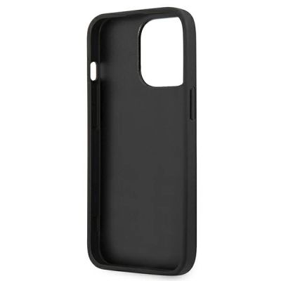 7. Guess Saffiano 4G Metal Logo case for iPhone 13 Pro / 13 6.1" - black